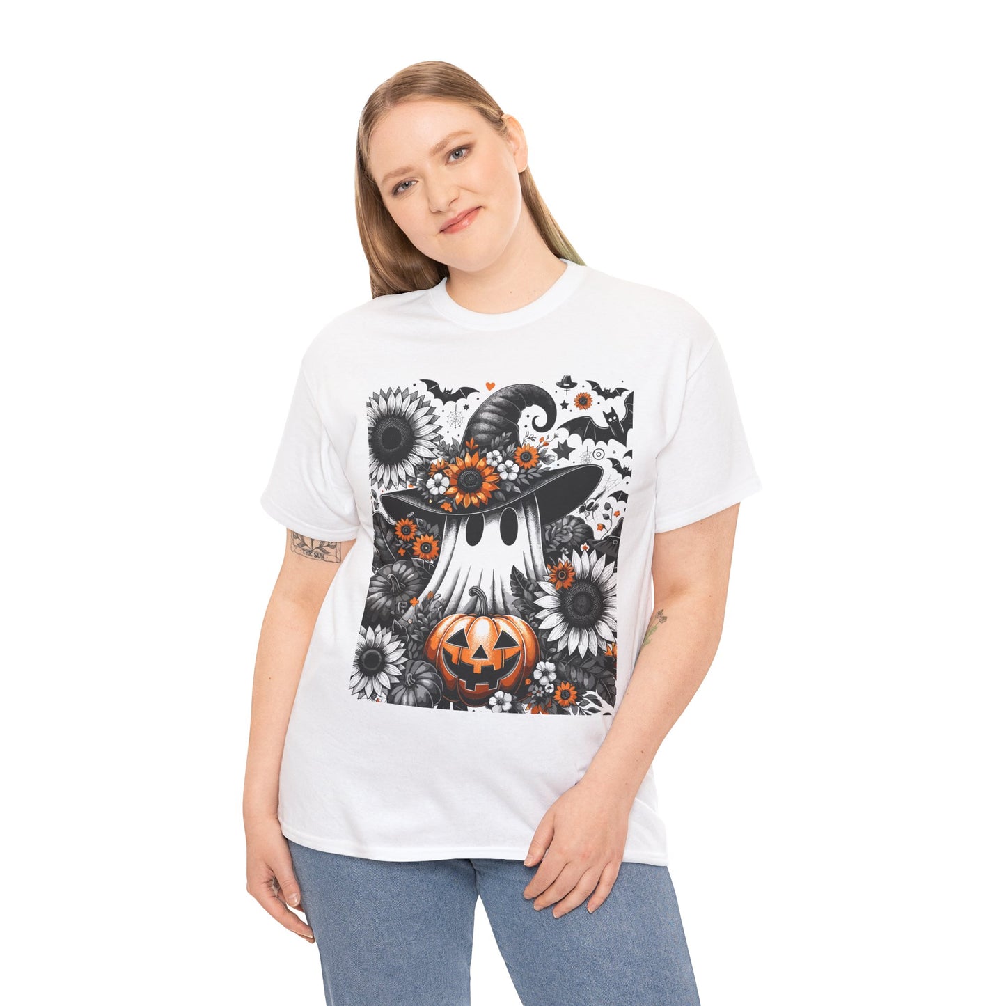 "SPOOKY" Unisex Heavy Cotton Tee