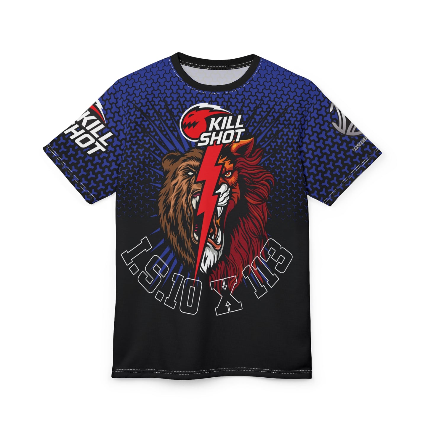 Sublimated Bold Graphic Tee – Kill Shot Tiger Design