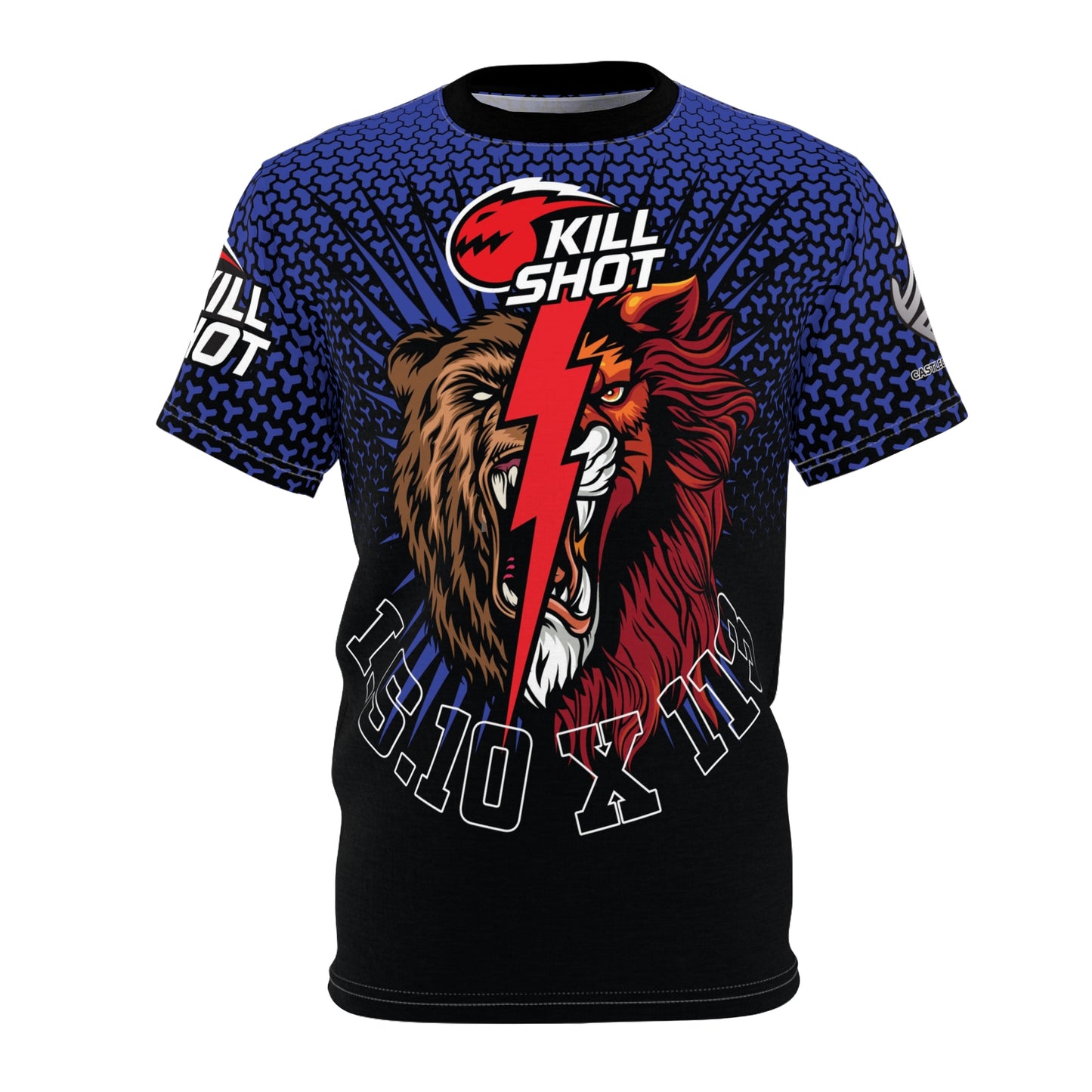 Sublimated Bold Graphic Tee – Kill Shot Tiger Design