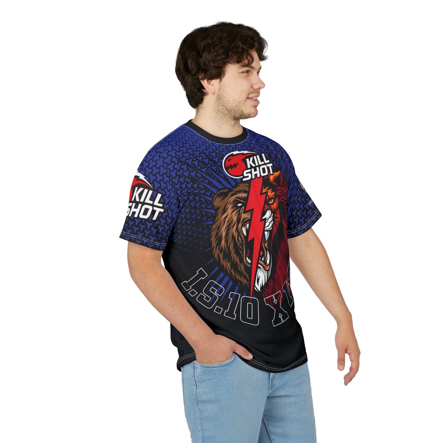 Sublimated Bold Graphic Tee – Kill Shot Tiger Design