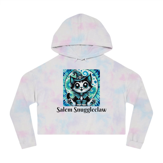 "Salem Snuggleclaw" Cropped Hooded Sweatshirt