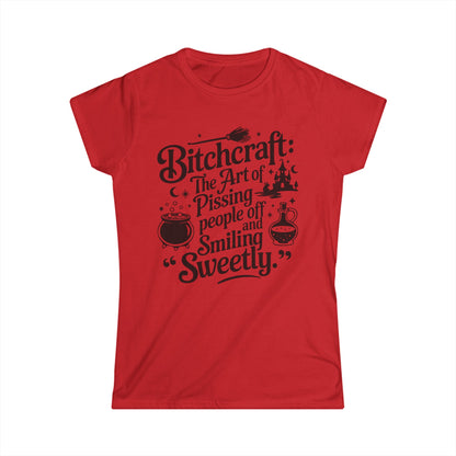 "BITCHCRAFT" Women's Softstyle Tee