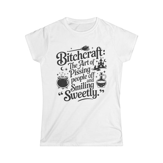 "BITCHCRAFT" Women's Softstyle Tee