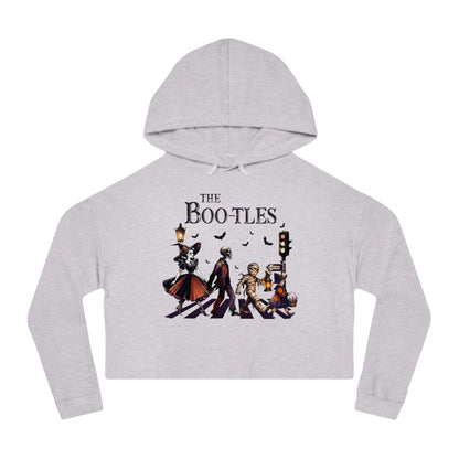 "The Boo-tles"  Women’s Cropped Hooded Sweatshirt