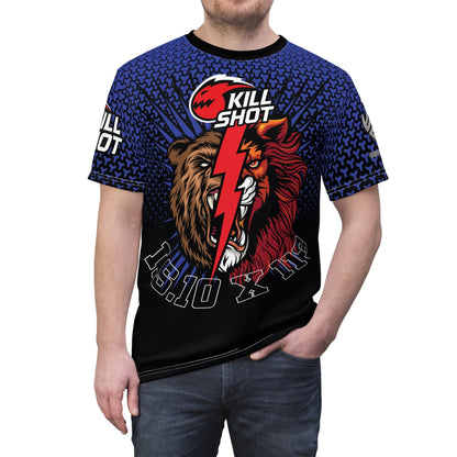 Sublimated Bold Graphic Tee – Kill Shot Tiger Design