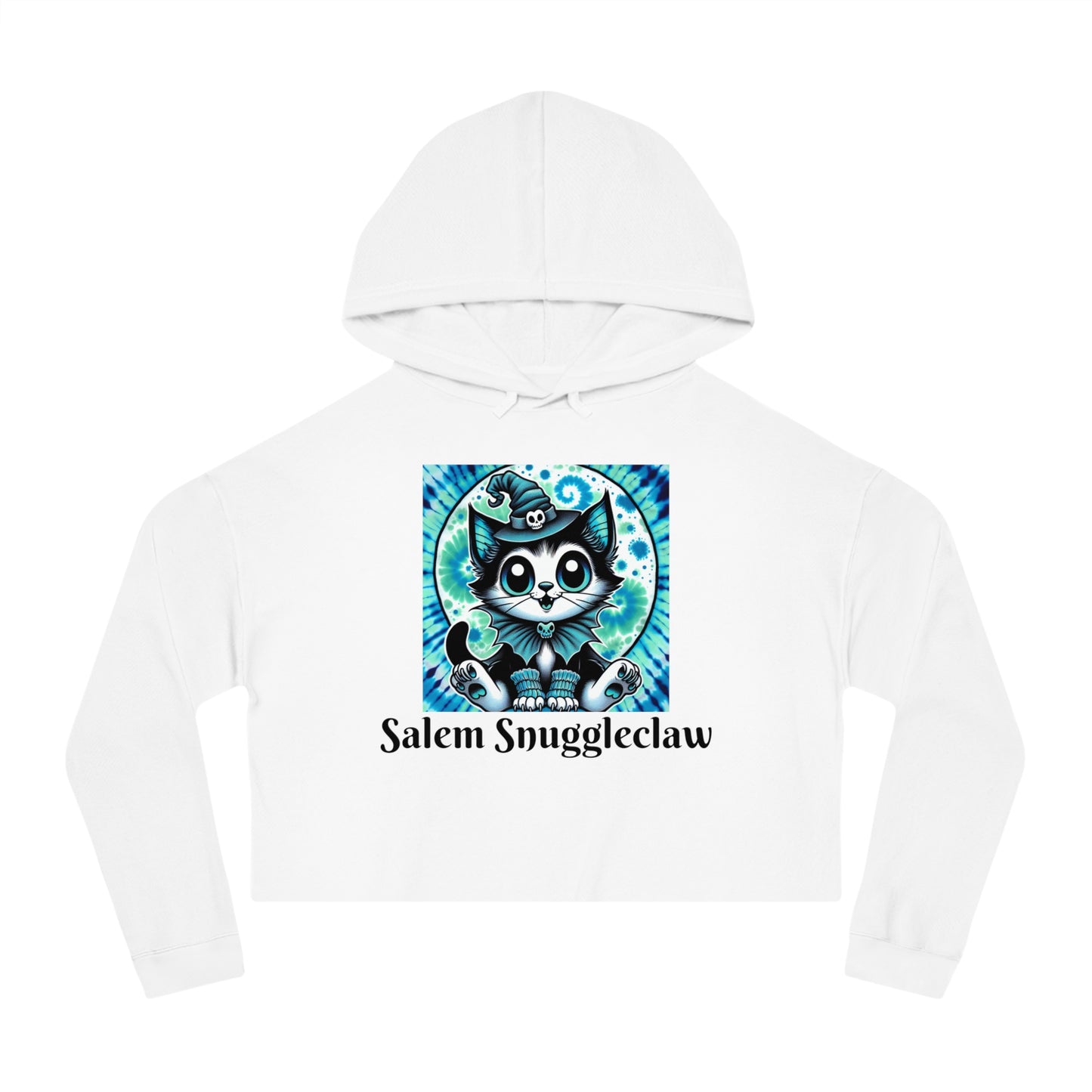 "Salem Snuggleclaw" Cropped Hooded Sweatshirt